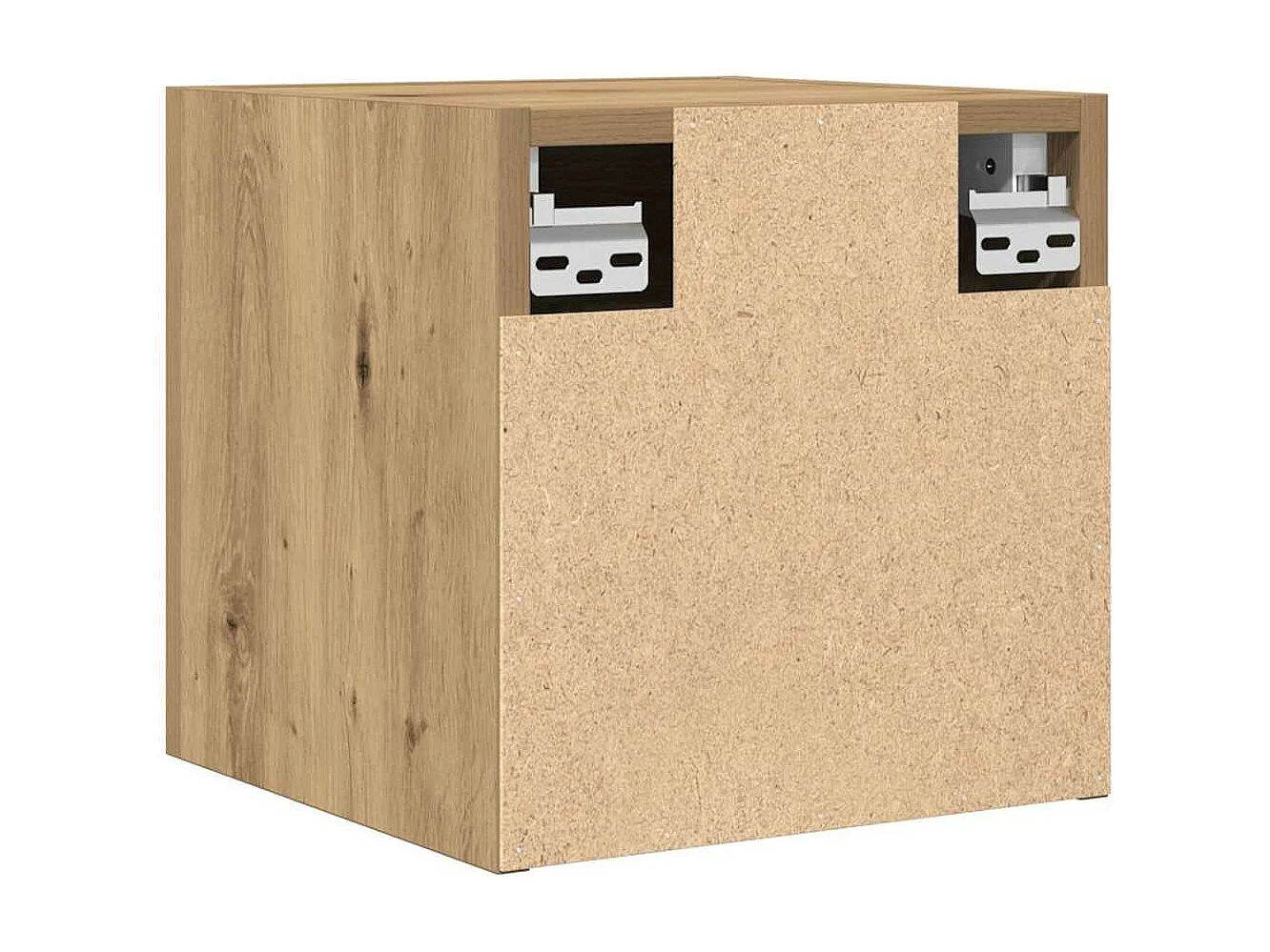 Meuble TV mural chêne artisanal 30,5x30x30 cm