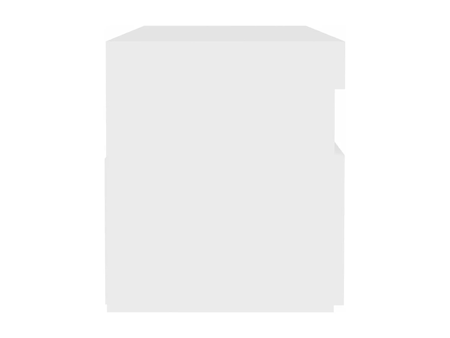 Meuble TV avec lumières LED blanc 60x35x40 cm