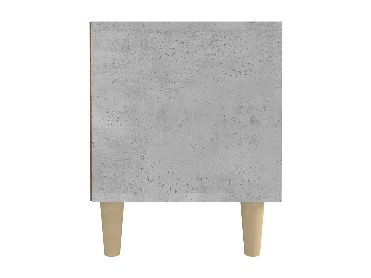 Meuble TV gris béton 180x31,5x40 cm bois d'ingénierie