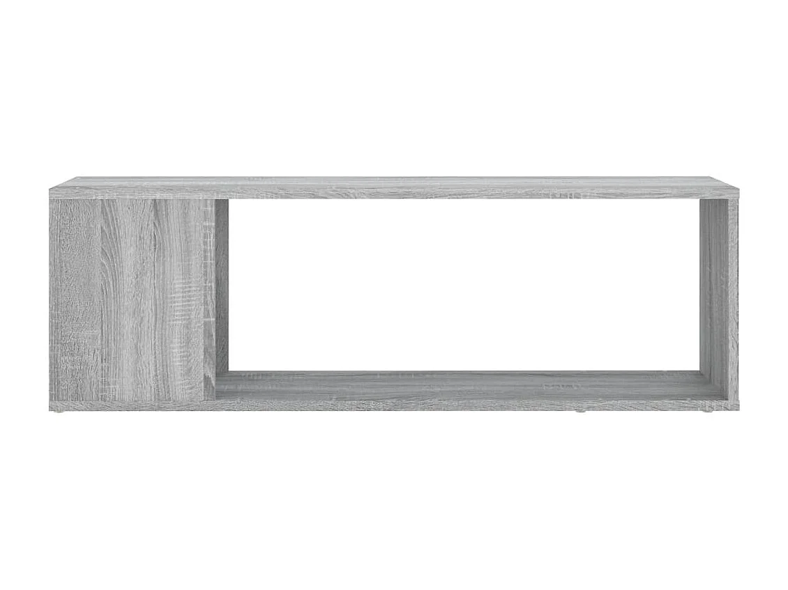 Meuble TV Sonoma gris 100x24x32 cm Bois d'ingénierie