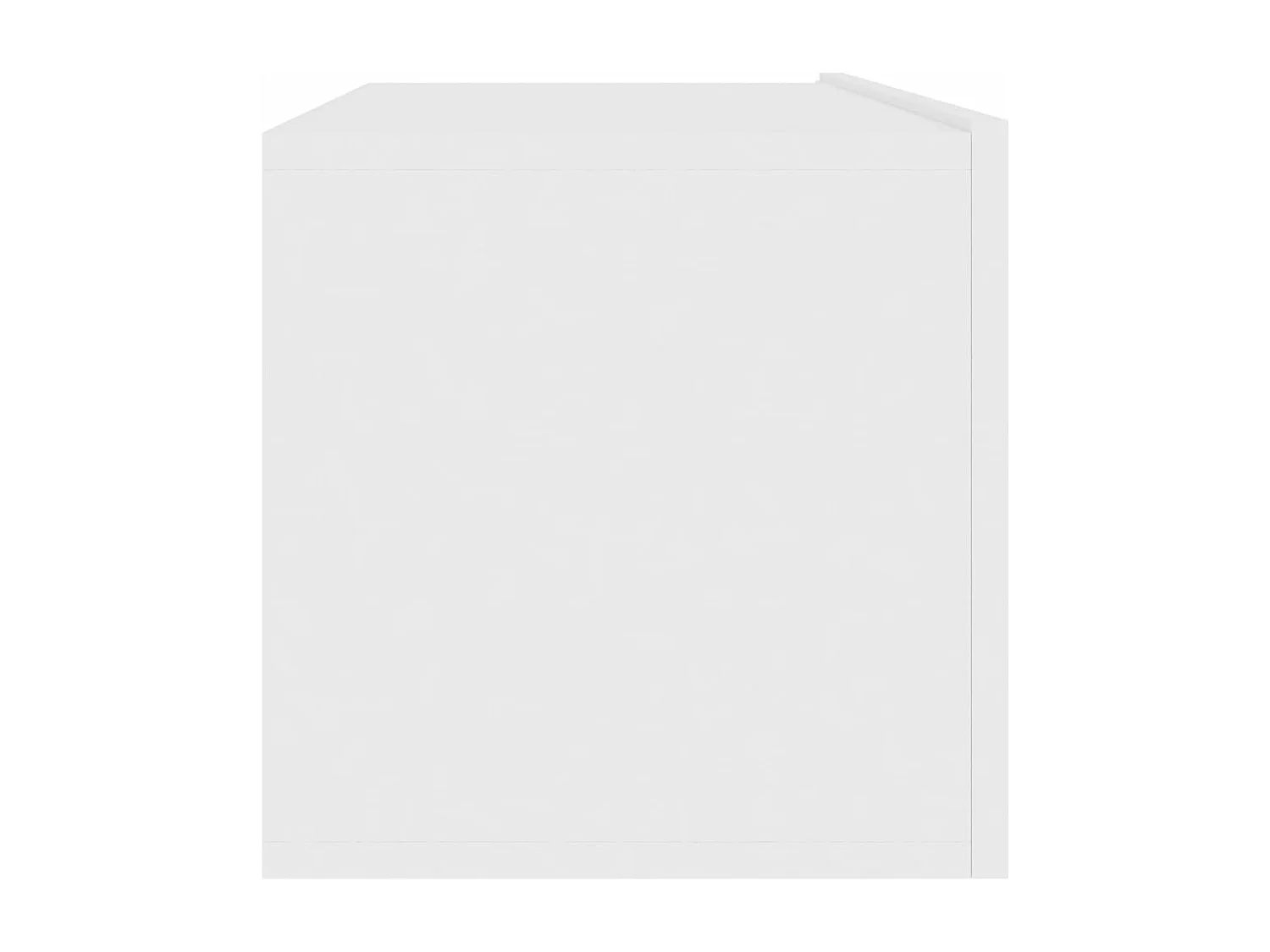 Meuble TV Blanc 100x30x30 cm Bois d’ingénierie