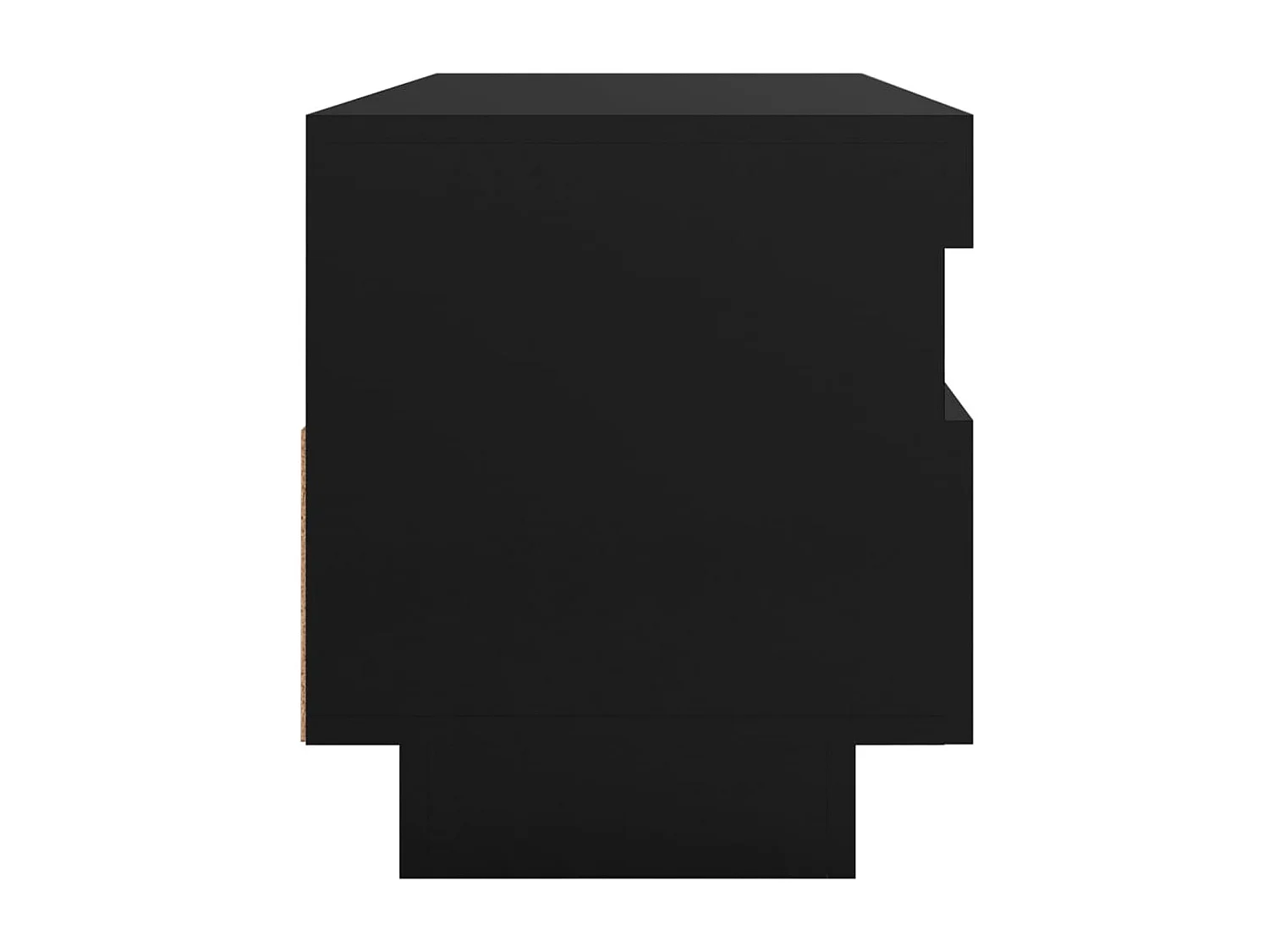 Meuble TV avec lumières LED noir 100x35x40 cm