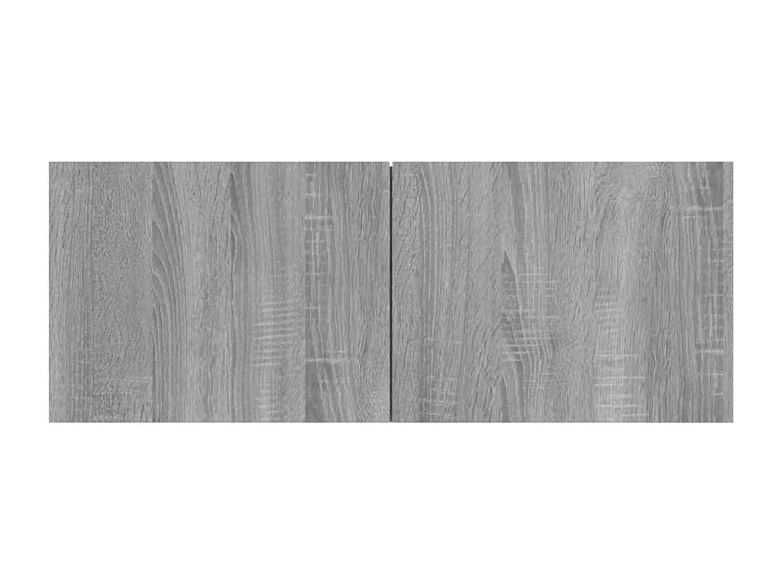 Meubles TV 2 pcs sonoma gris 80x30x30 cm bois d'ingénierie