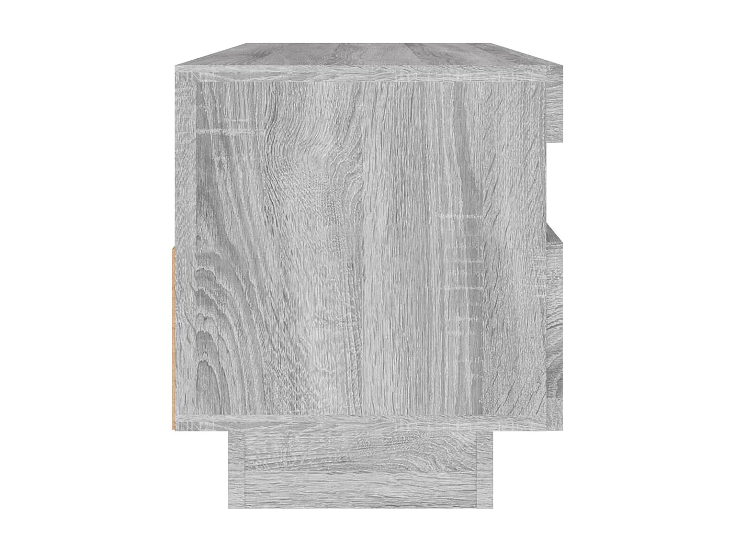 Meuble TV avec lumières LED sonoma gris 100x35x40 cm