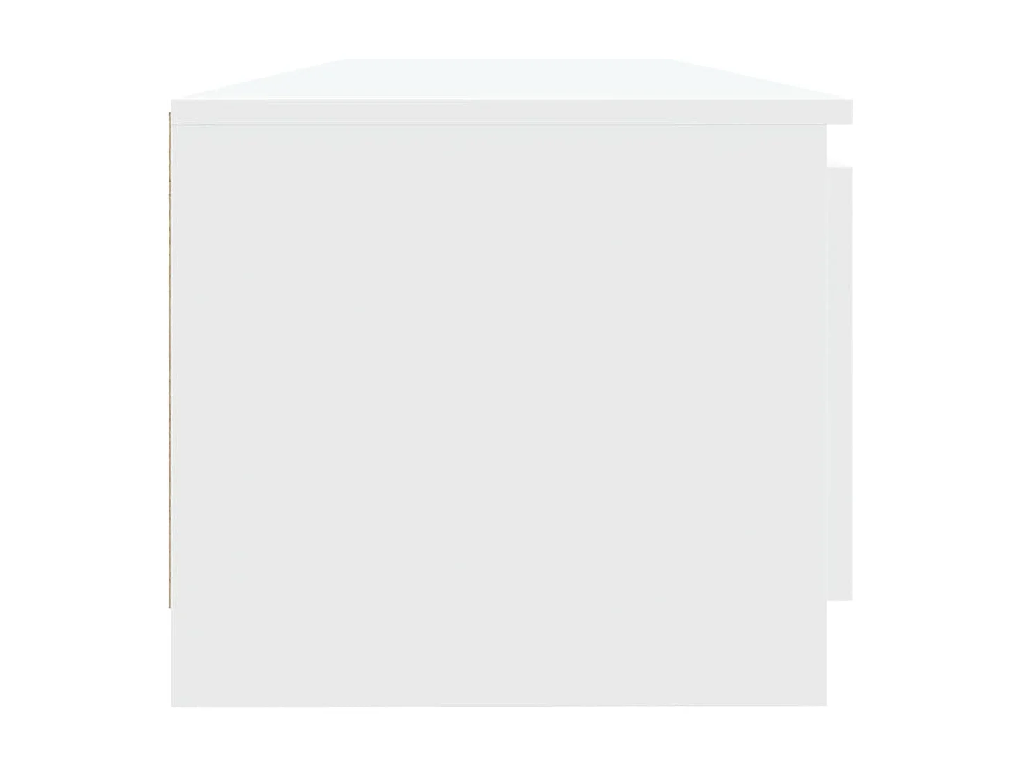 Meuble TV avec lumières LED blanc 140x40x35,5 cm