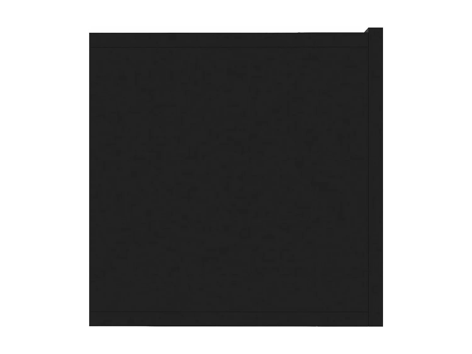 Meuble TV Noir 80x30x30 cm Bois d’ingénierie