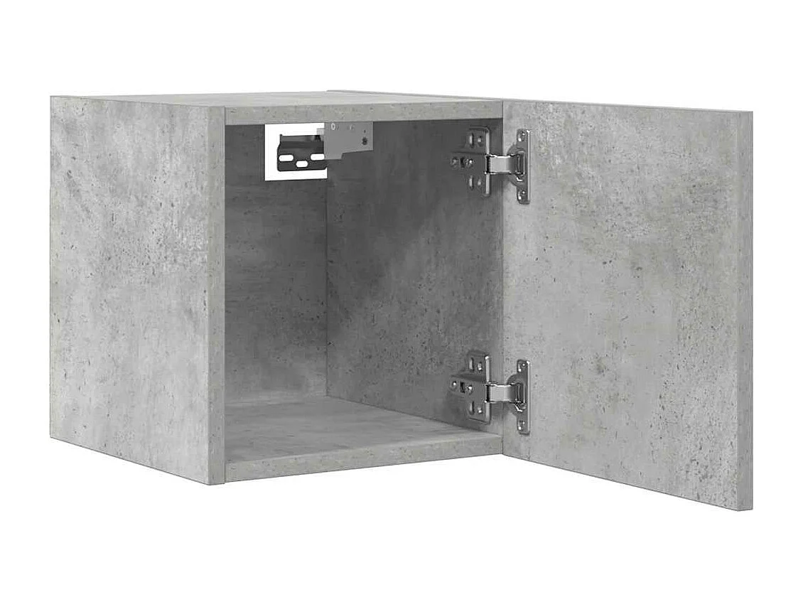 Meubles TV muraux 2 pcs Gris béton 30,5x30x30 cm