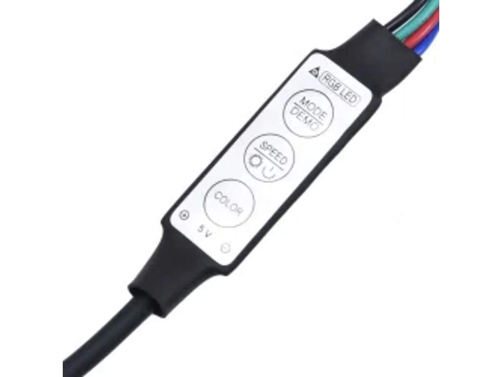 Meuble TV avec lumières LED Gris béton 215x36,5x40 cm