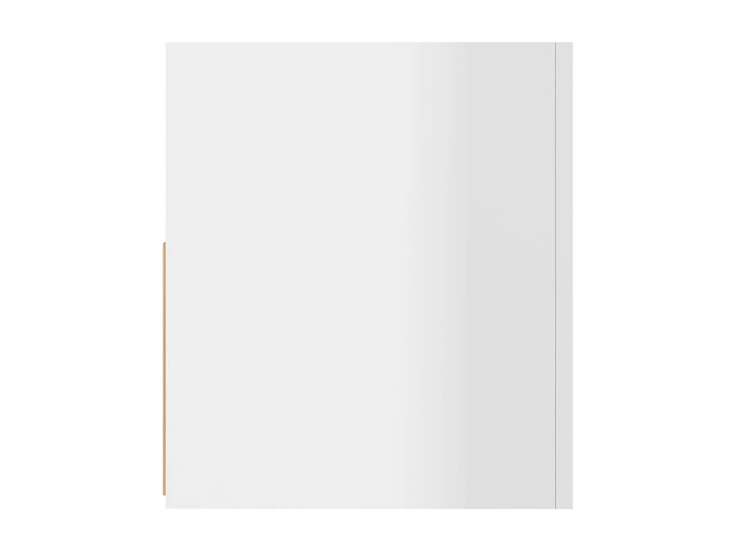 Meuble TV avec lumières LED blanc brillant 90x35x40 cm