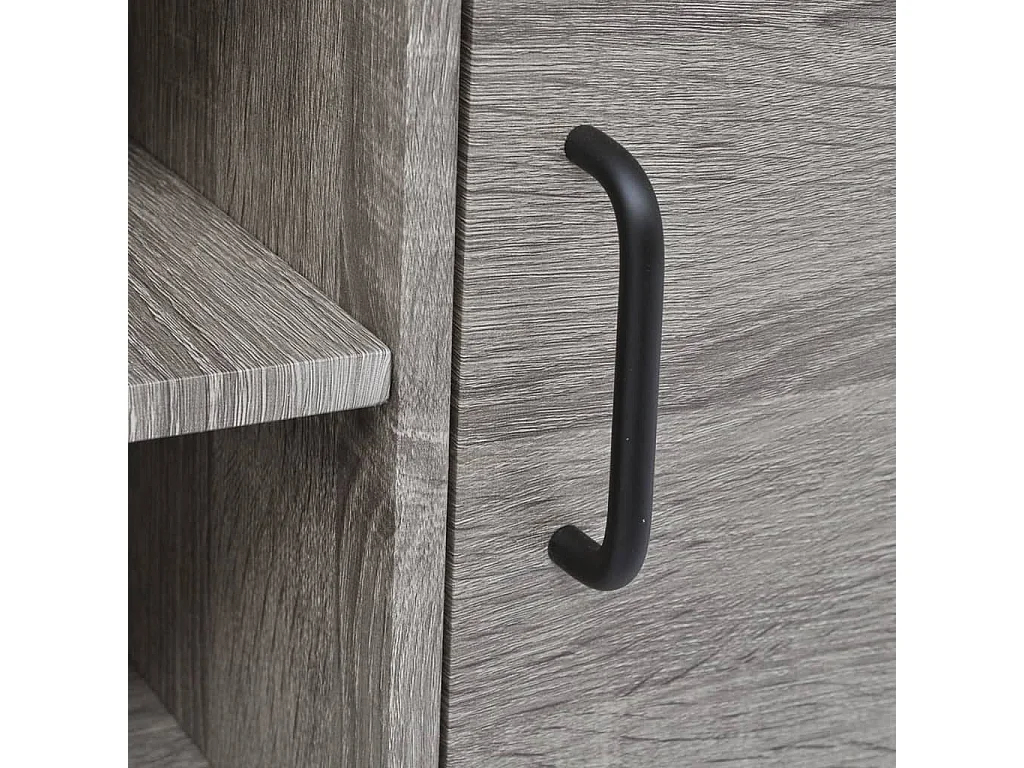 Meuble TV 120x40x45 cm Gris