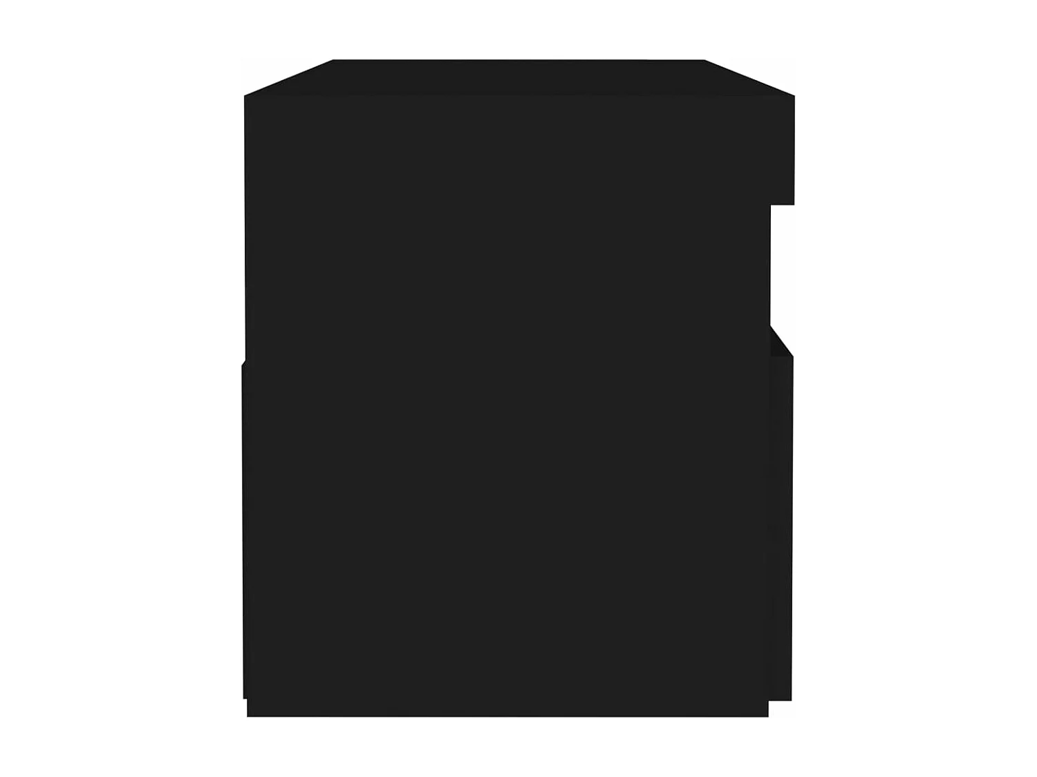 Meuble TV avec lumières LED noir 60x35x40 cm