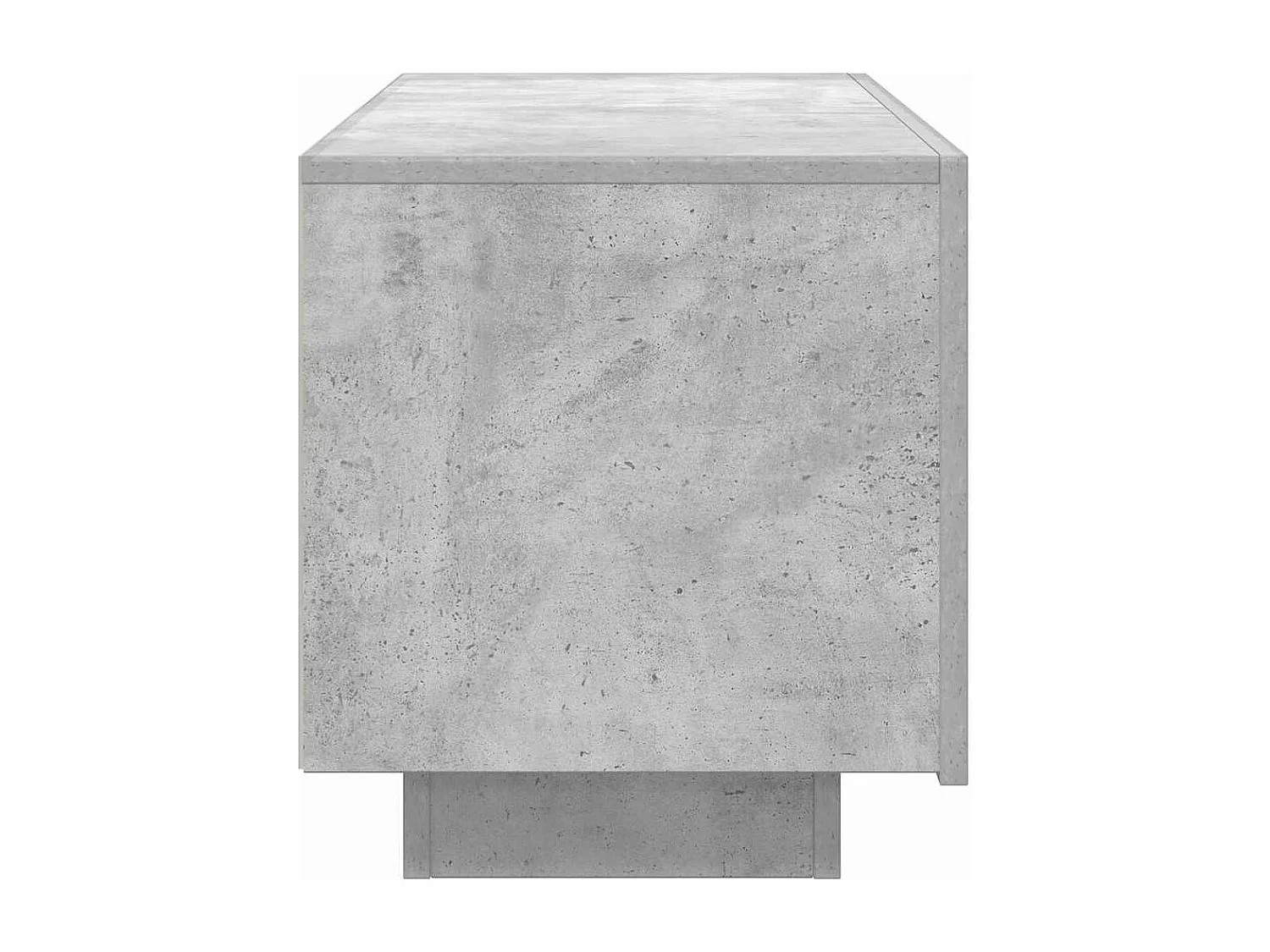 Meuble TV Gris béton 100x35x40 cm Bois d'ingénierie