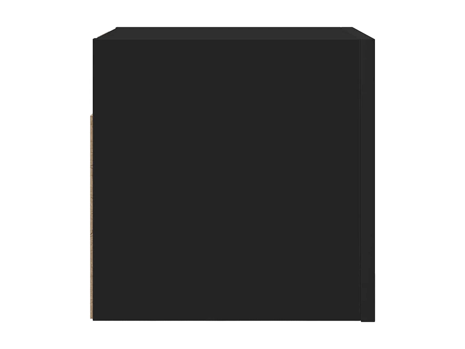 Meubles TV muraux 2 pcs Noir 30,5x30x30 cm