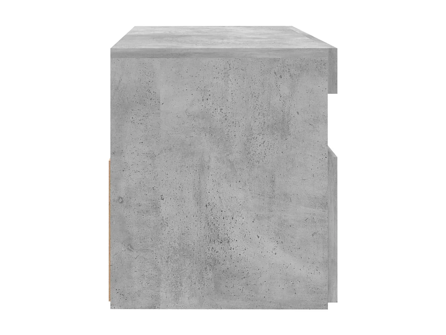 Meuble TV avec lumières LED gris béton 60x35x40 cm