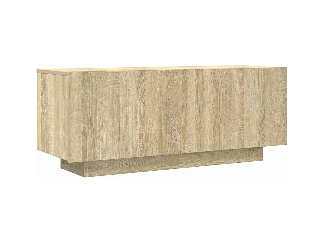 Meuble TV Chêne sonoma 100x35x40 cm Bois d'ingénierie