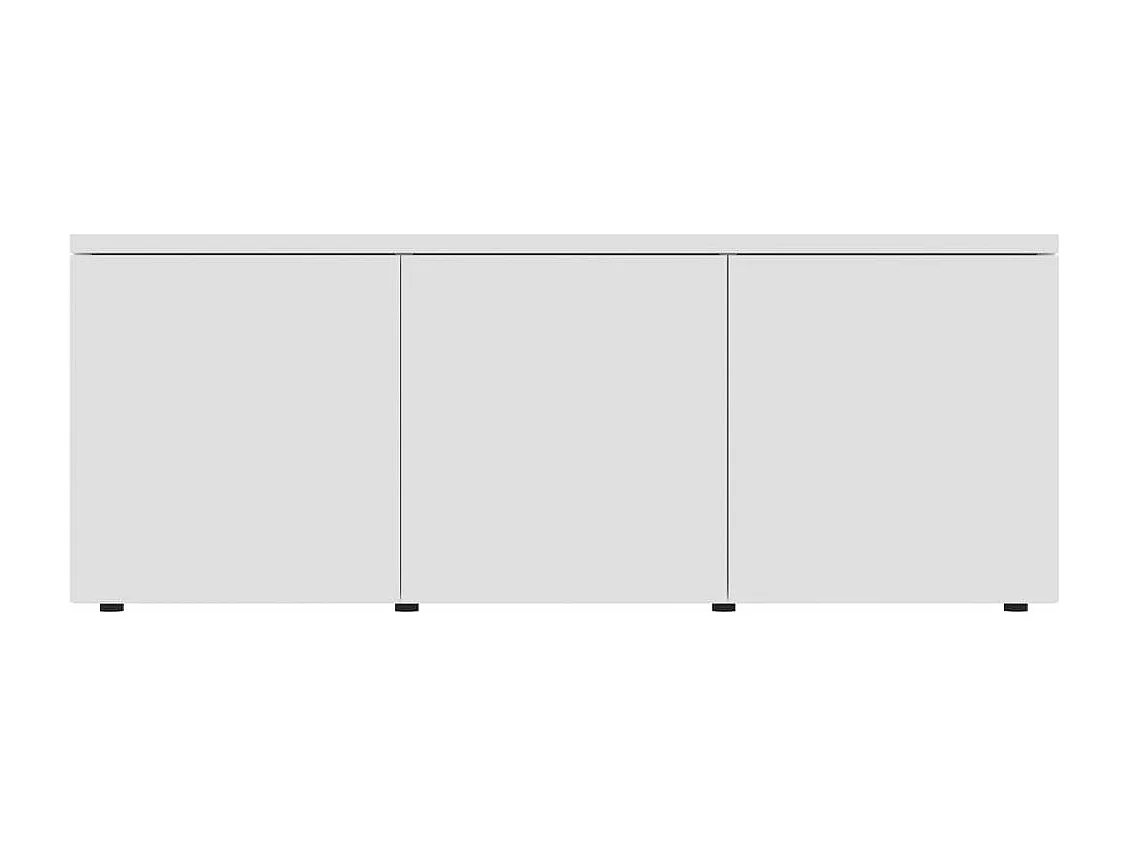Meuble TV Blanc 80x34x30 cm Bois d'ingénierie