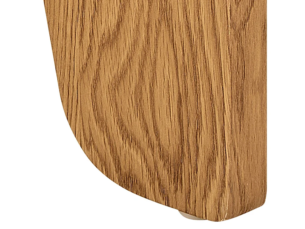 Vivo - Table d'appoint ronde en effet travertin ø50cm - Beige