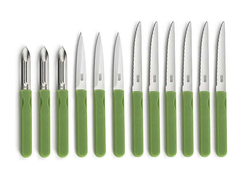 Energy Vert - Set de 12 pièces de petite coutellerie