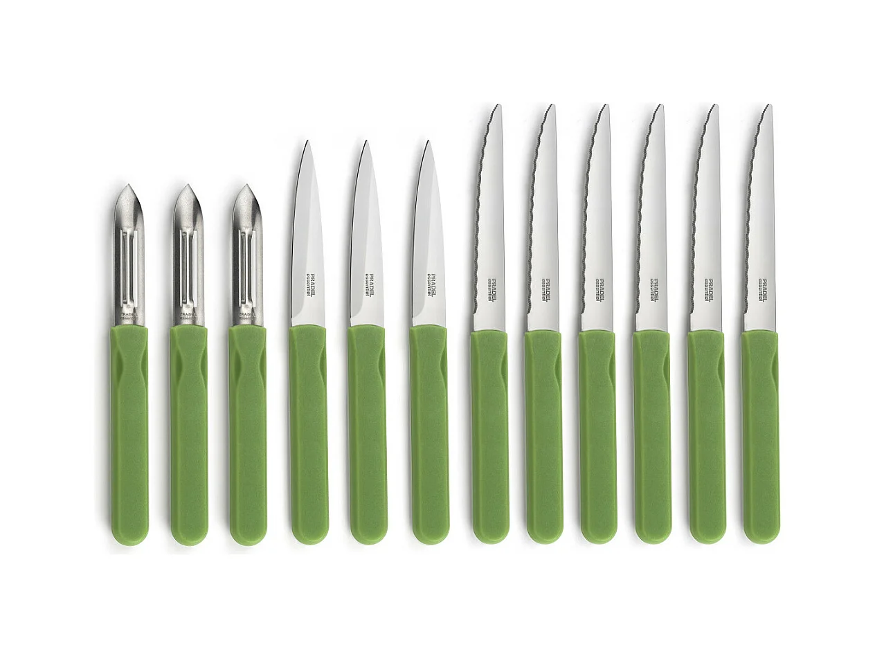 Energy Vert - Set de 12 pièces de petite coutellerie