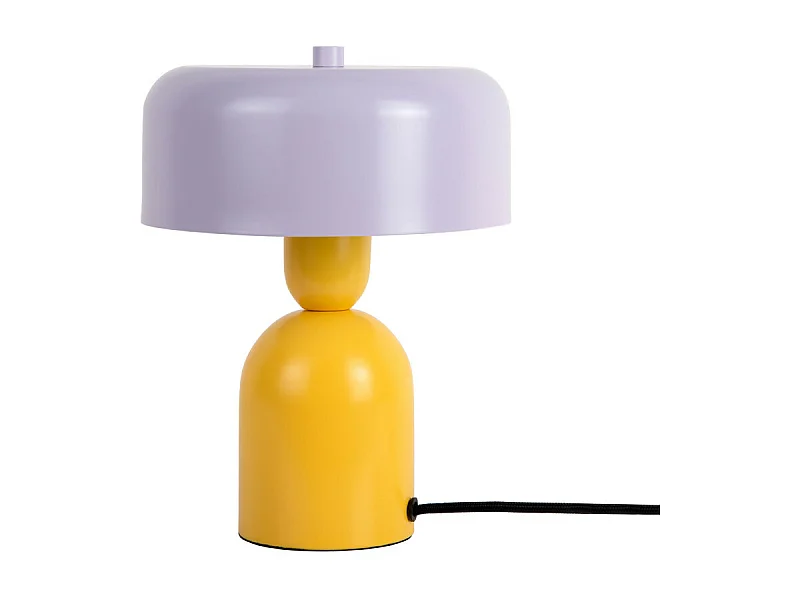 Double funky - Lampe à poser en métal - Violet