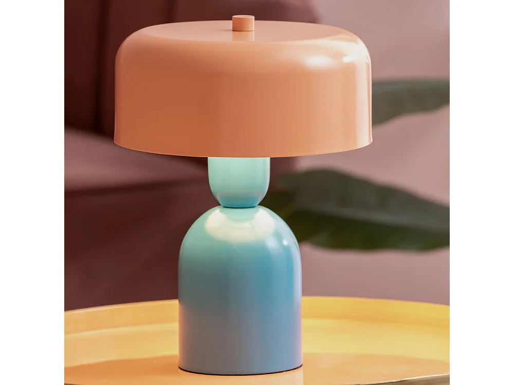 Double funky - Lampe à poser en métal - Orange