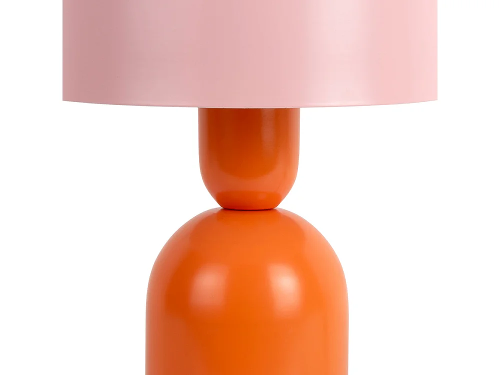 Double funky - Lampe à poser en métal - Rose
