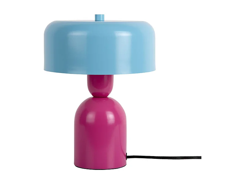 Double funky - Lampe à poser en métal - Bleu