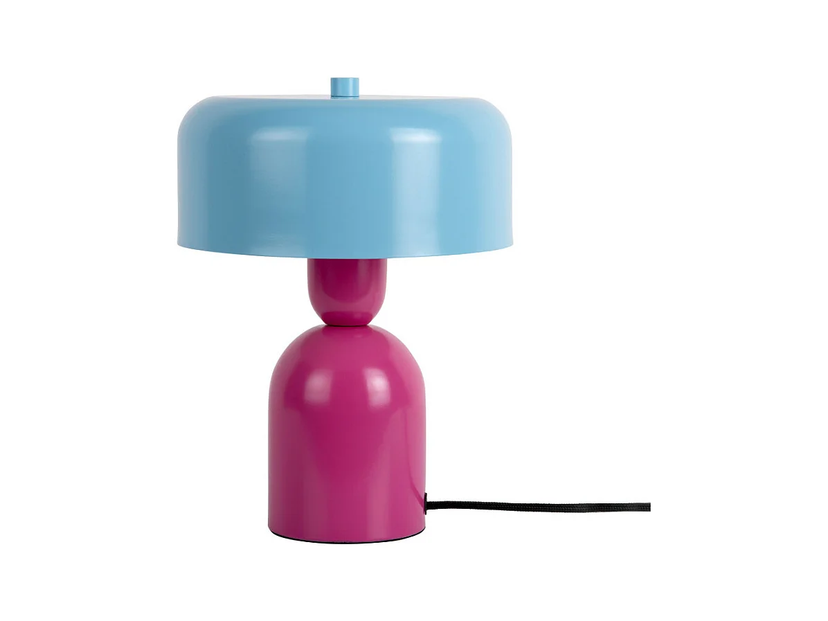 Double funky - Lampe à poser en métal - Bleu