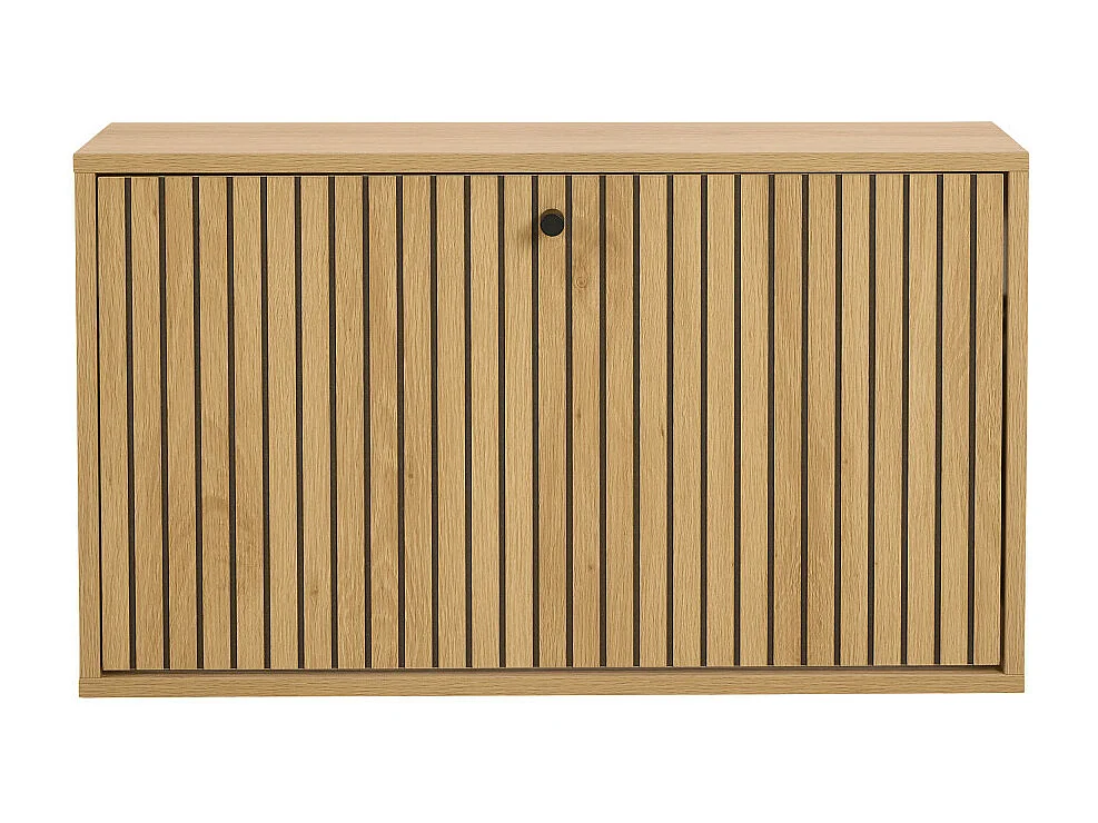 Storo - Meuble à chaussures mural en bois L71,6cm - Bois clair