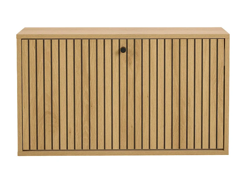 Storo - Meuble à chaussures mural en bois L71,6cm - Bois clair