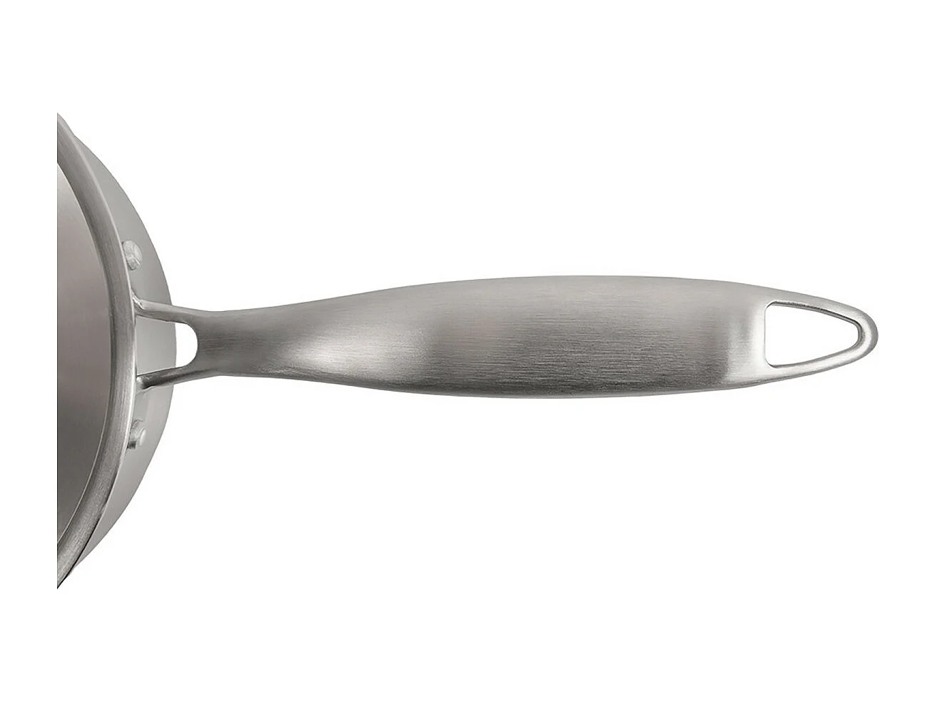 Gourmet - Lot de 3 casseroles inox 16/18/20 cm et 1 poêle inox 32 cm