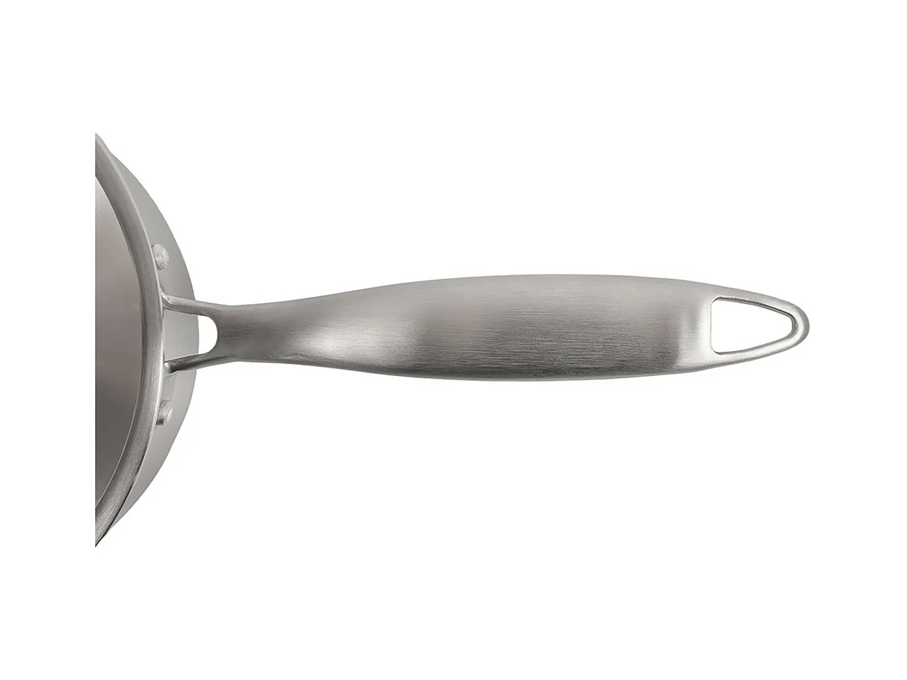 Gourmet - Lot de 3 casseroles inox 16/18/20 cm et 1 poêle inox 32 cm