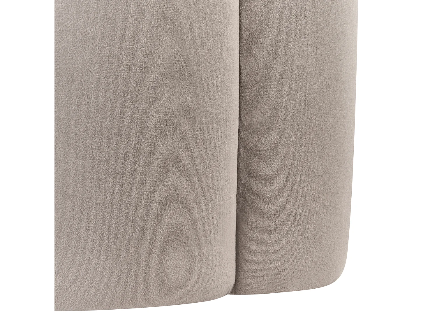 Pufe TAPPEN Veludo Taupe 39 cm 39 cm 45 cm