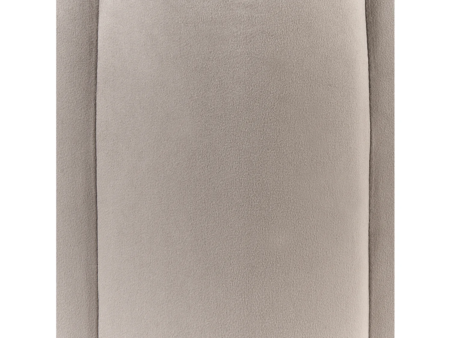 Pouf TAPPEN Velours Taupe 39 cm 39 cm 45 cm