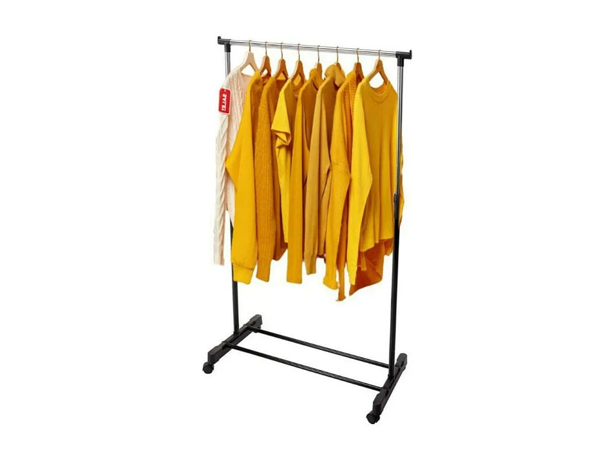 Storage solutions Penderie réglable sur roulettes 80x42x(90 165) cm