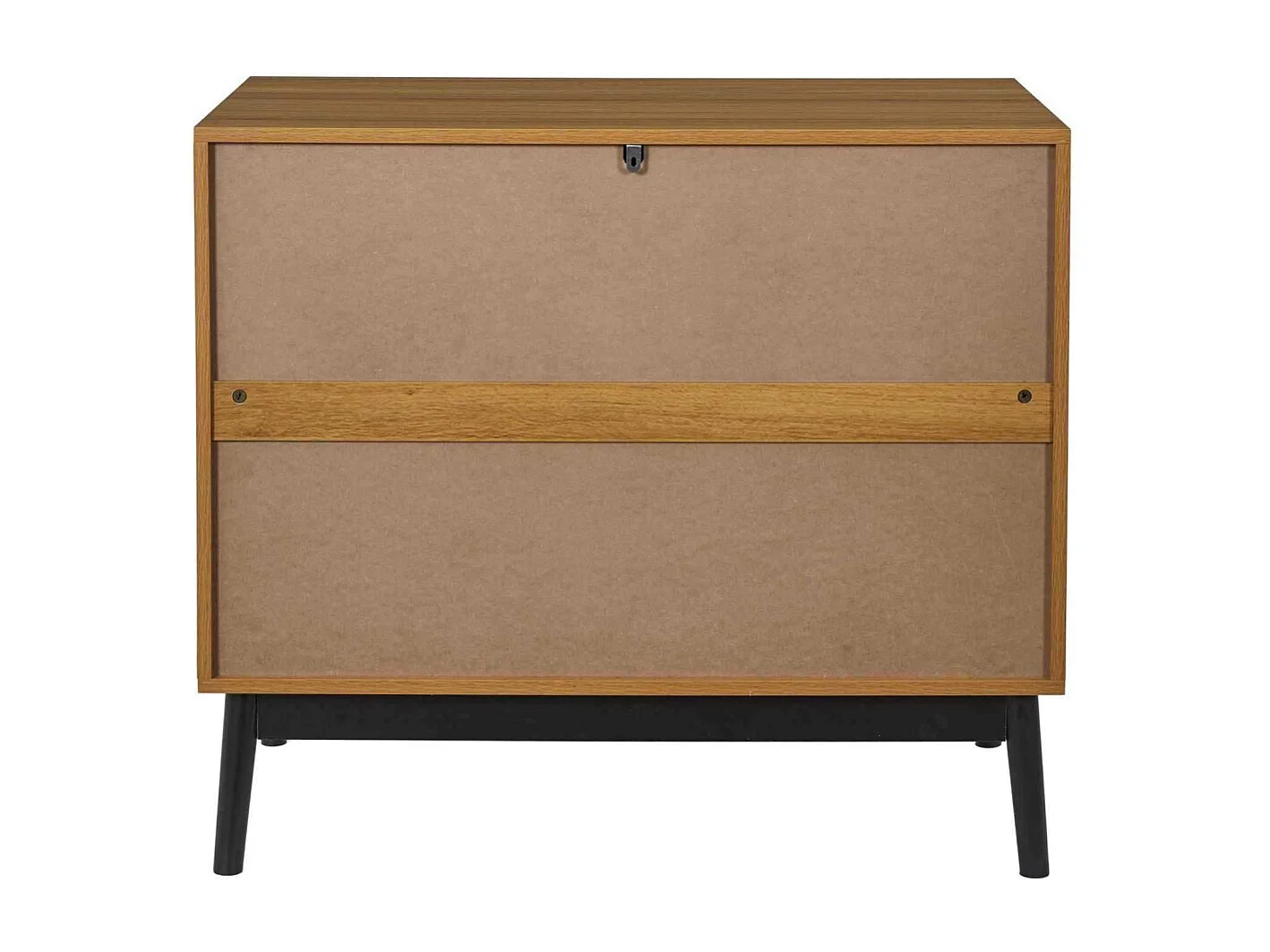 Commode Design 3 Tiroirs "Felix" 90cm Marron