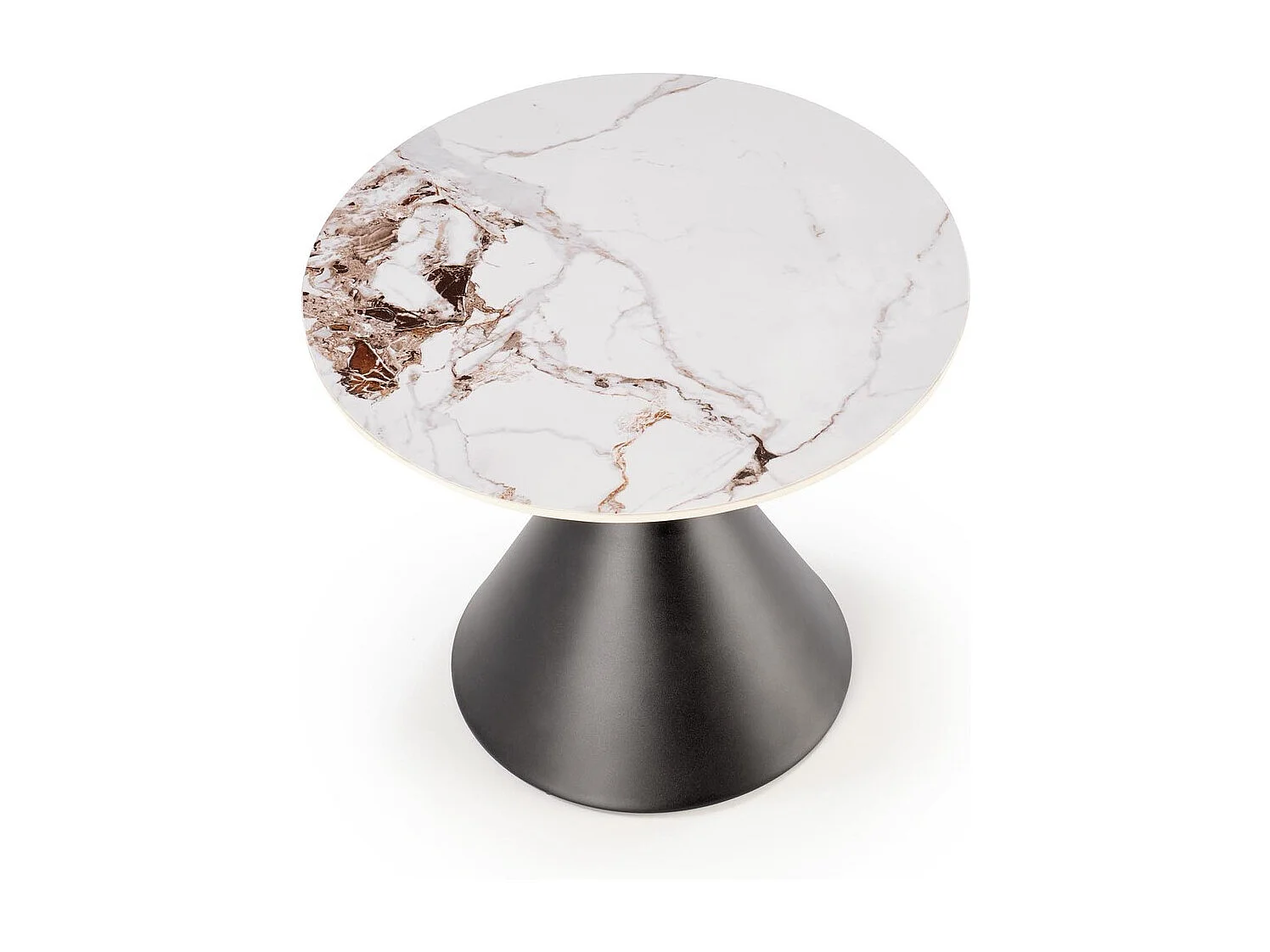 Tavolino Goretti/Sinterizzato/Marmo design/Bianco&Nero