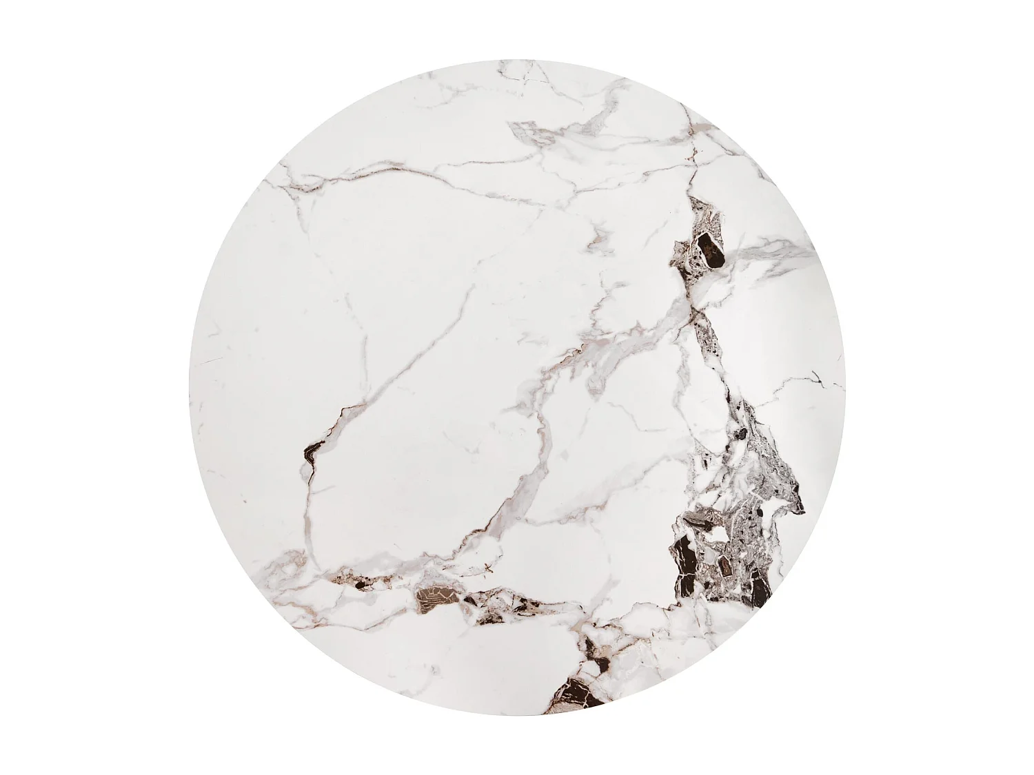 Tavolino Goretti/Sinterizzato/Marmo design/Bianco&Nero