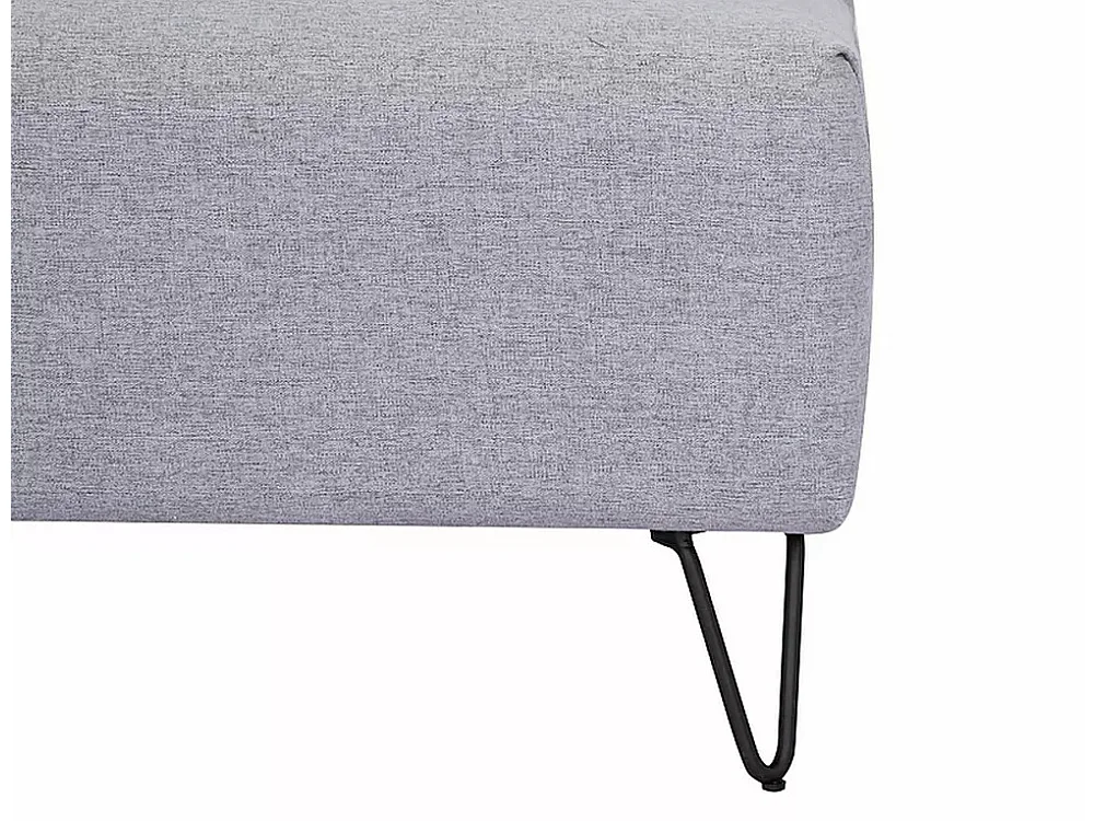 2 Pers. Canapé Zenia /Tissu/Gris