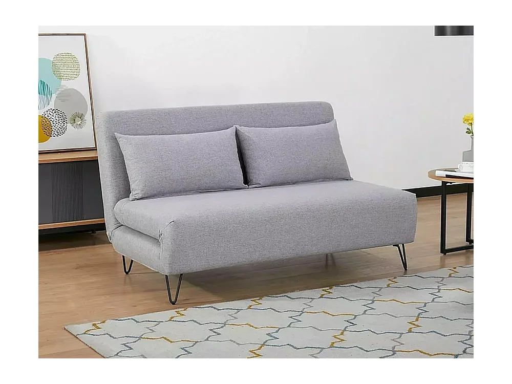 2 Pers. Couch Zenia /Stoffbezug/Grau