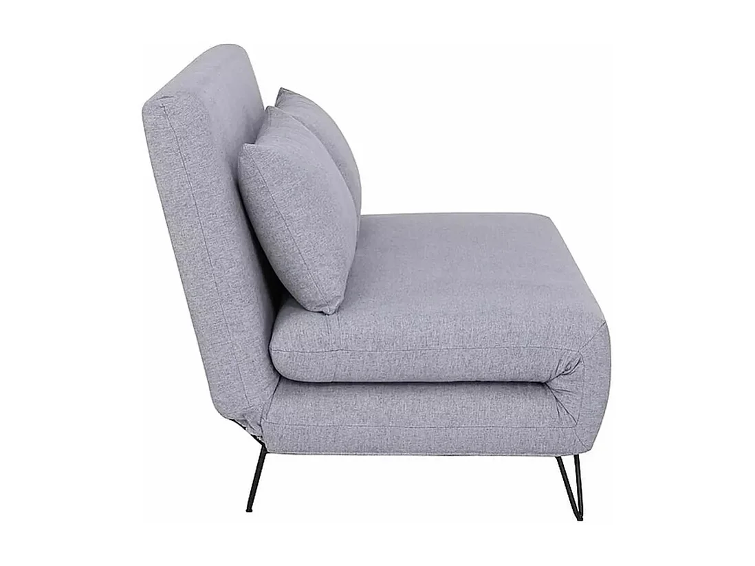 2 Pers. Canapé Zenia /Tissu/Gris