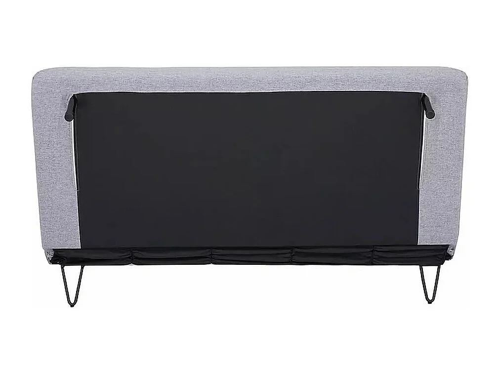 2 Pers. Canapé Zenia /Tissu/Gris