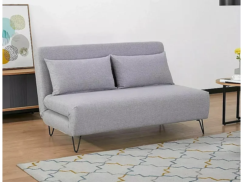 2 Pers. Divano Zenia /Tessuto/Grigio