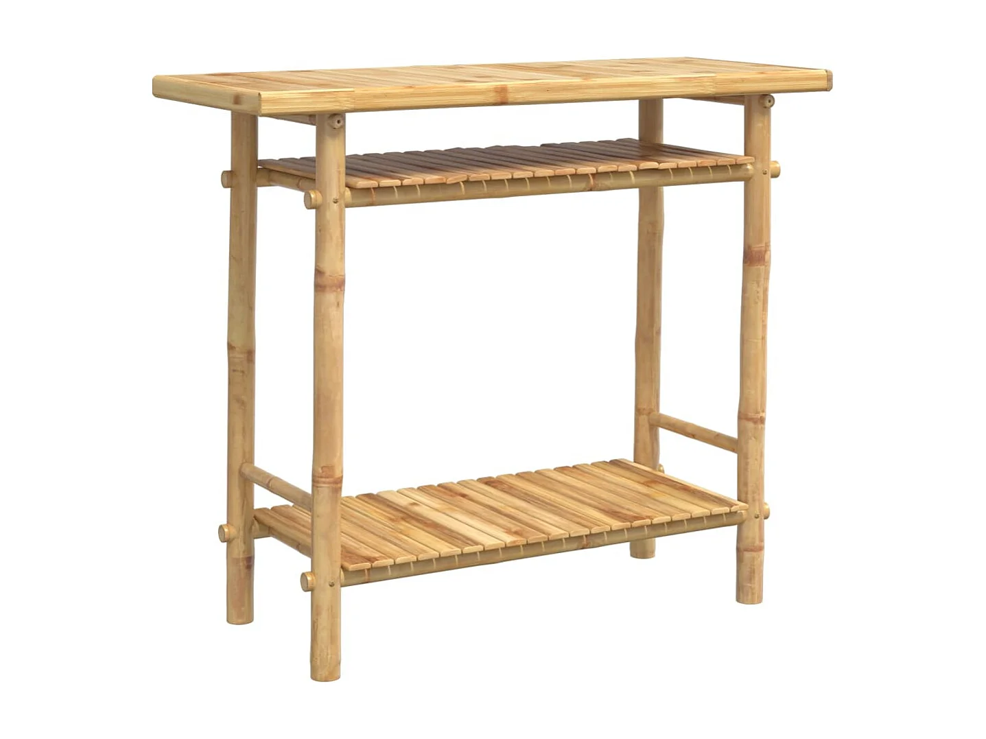 Table console 90x37x75 cm bambou