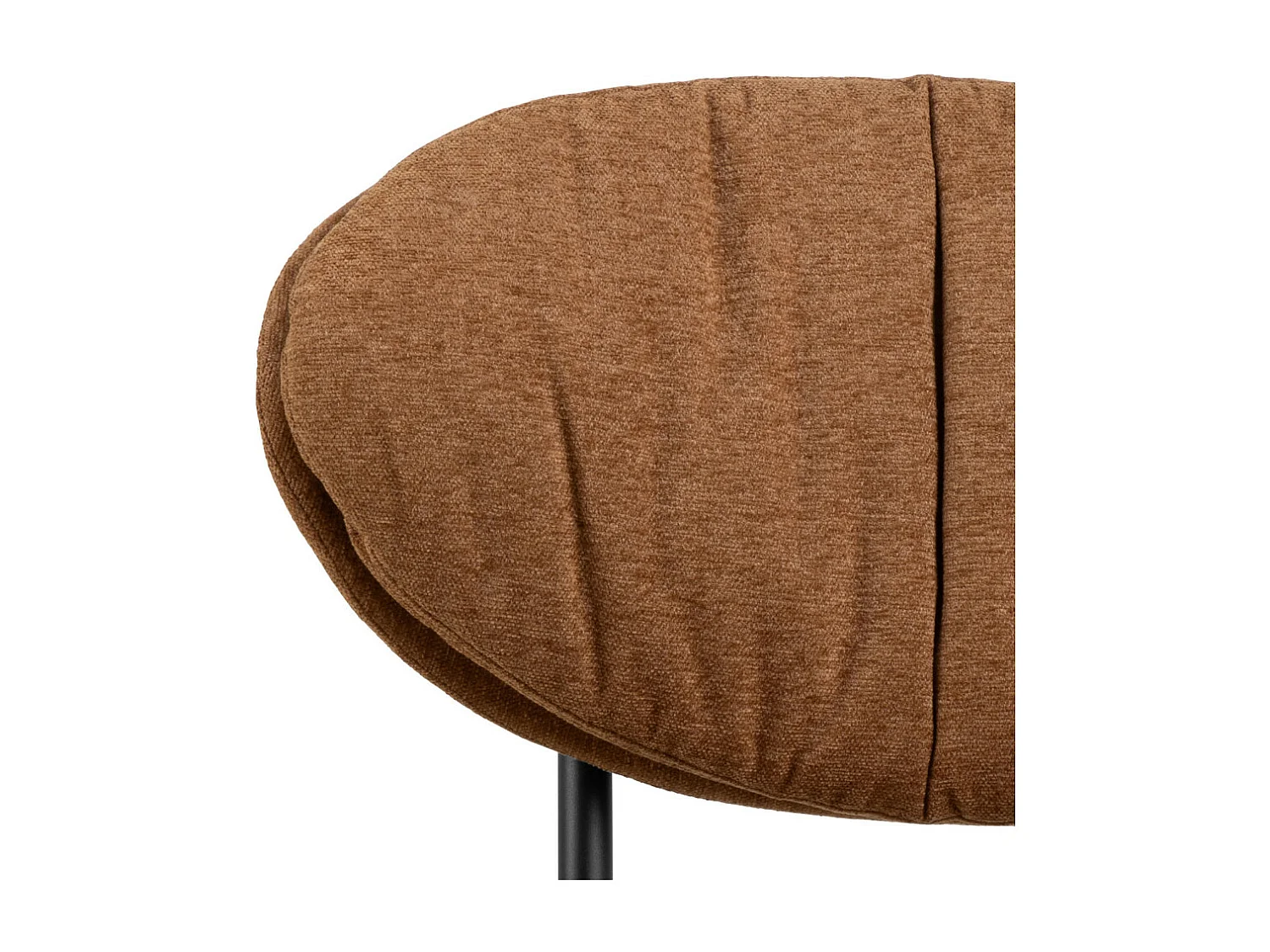 Nubo - Fauteuil lounge en tissu et métal - Rouille