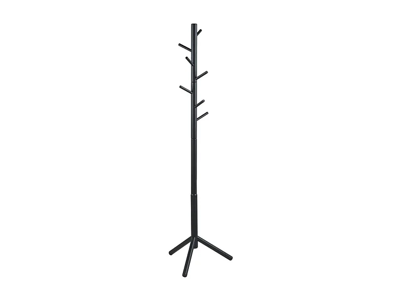 Hooky - Porte-manteaux en bois H176cm - Noir