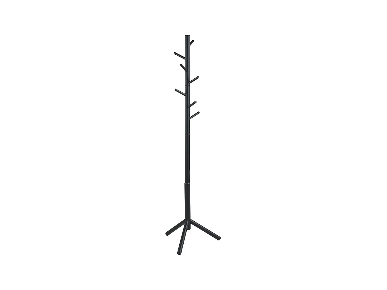 Hooky - Porte-manteaux en bois H176cm - Noir