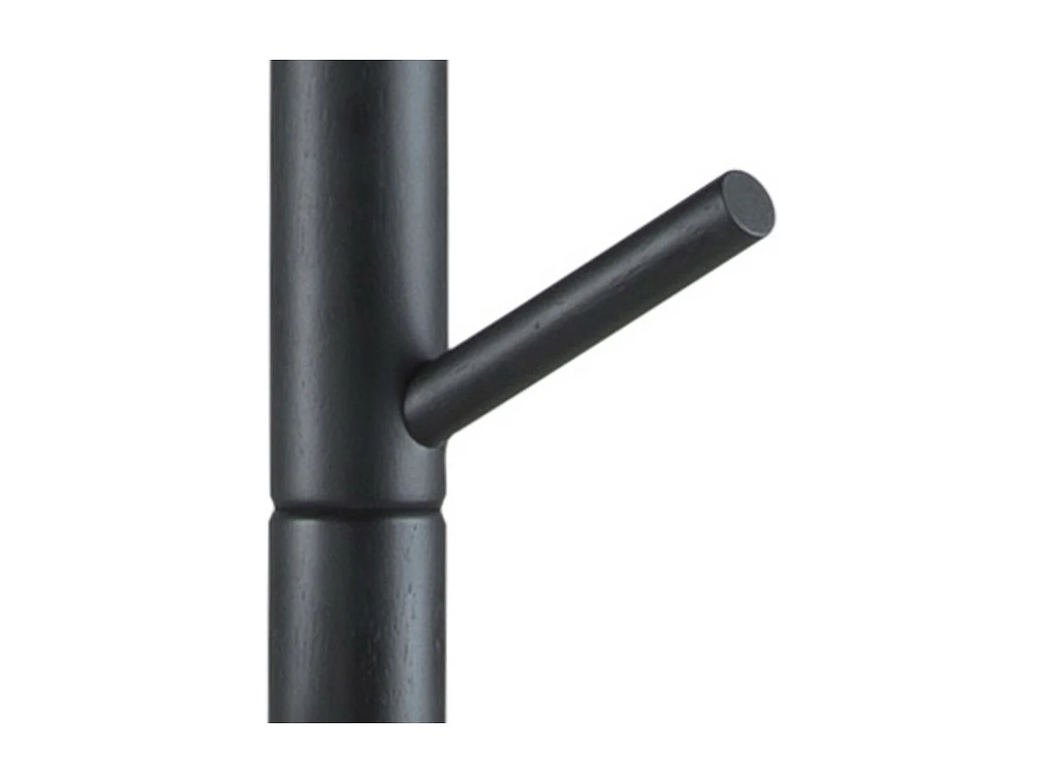 Hooky - Porte-manteaux en bois H176cm - Noir