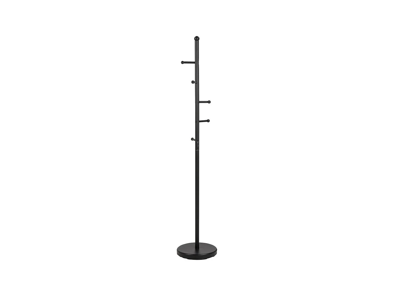 Hangy - Porte-manteaux en métal H170cm - Noir