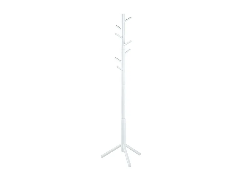 Hooky - Porte-manteaux en bois H176cm - Blanc
